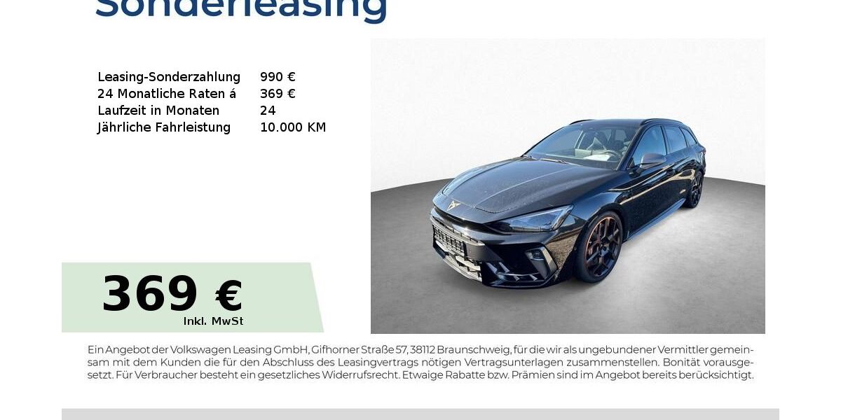 Cupra Leon 12.600 km 45.950 &euro; Schwabach 91126