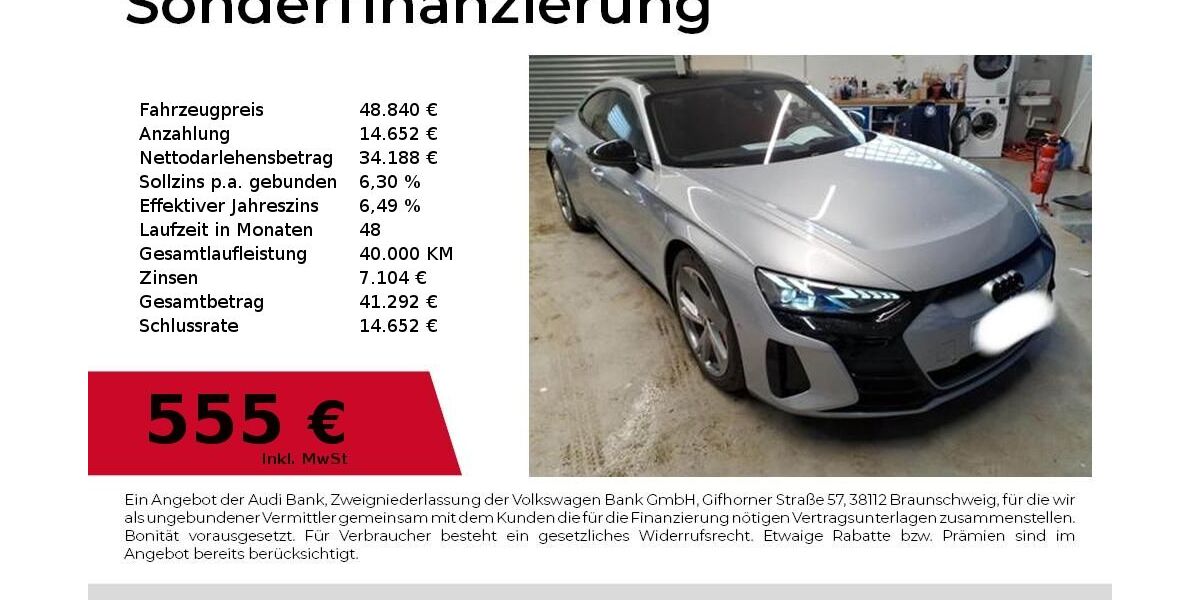 Audi e-tron GT 60.550 km 48.840 &euro; Nürnberg 90411