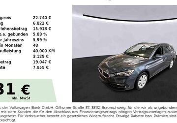 Seat Leon 56.550 km 22.540 &euro; Nürnberg 90431